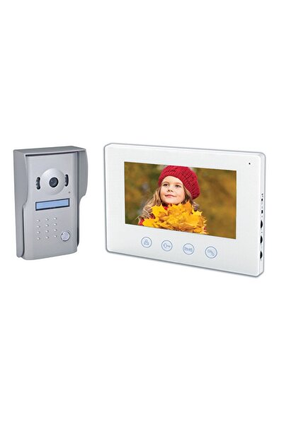 Multitek Mulitek Lcd Renkli Görüntülü Villaset Diafon Set Rl B17m 7''