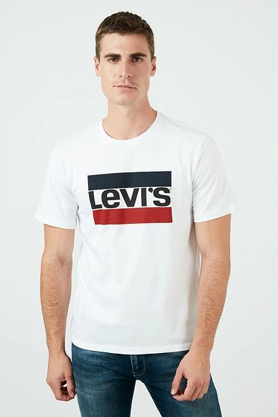 Levi's Men's Sportswear Logo White T-shirt 39636-0043
