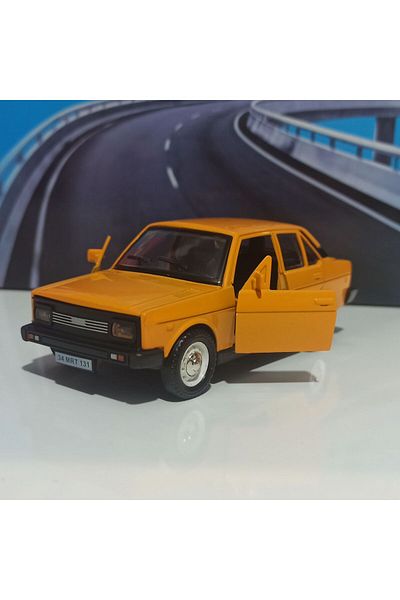 Birlik 1:36 Tofaş Murat 131 Metal Yellow Car with Sound and Light