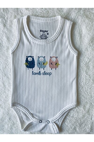 Gleamy جسم أطفال منقوش عضوي 100% من القطن - قابل للتنفس، نمط الحمل