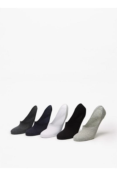 LBL by Shoexpress Solid No Show Socks - Set of 5