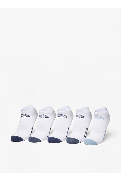 Oaklan by Shoexpress Logo Print Ankle Length Socks - Set of 5