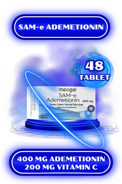 Maxigal Ademetionin Sam-e 400 Mg - 48 Tablets