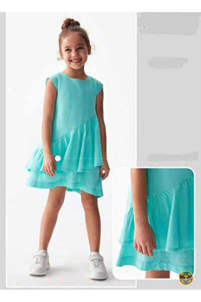nk kids تصميم فستان كتان أورورا