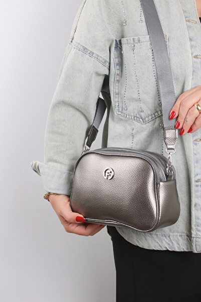 GALB LEATHER Soft Leather Women's Cross Shoulder Bag - Medium Size, Multi-Compartment OSM6000