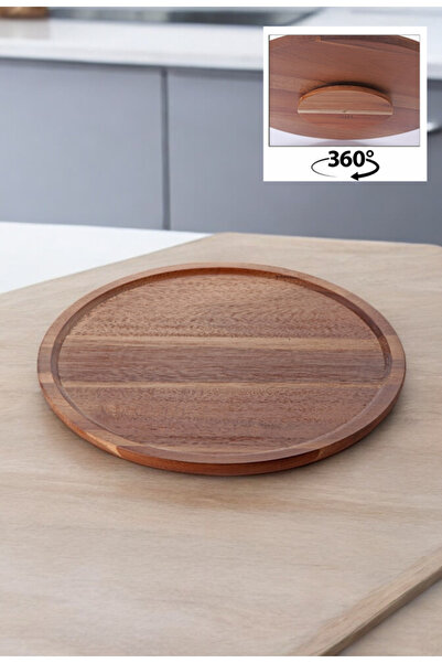 Çavdar Group Akasya Lüx 30 cm Dönerli Sunum Kahvaltı Sunum Tabağı