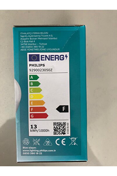 Philips 3 ADET PHILIPS 13W=90W 1350 LÜMEN LED LAMBA 3000 KELVİN SARI