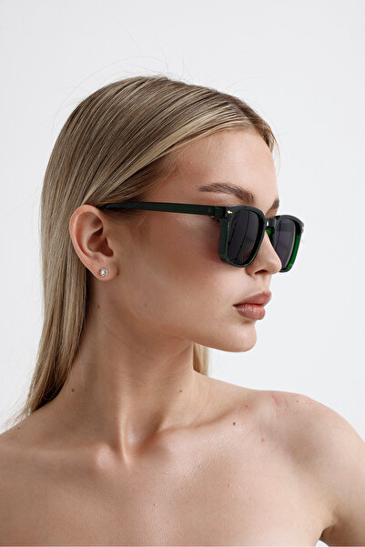 KAMPANİX Trend Model Uv400 - Protected Unisex Green Sunglasses