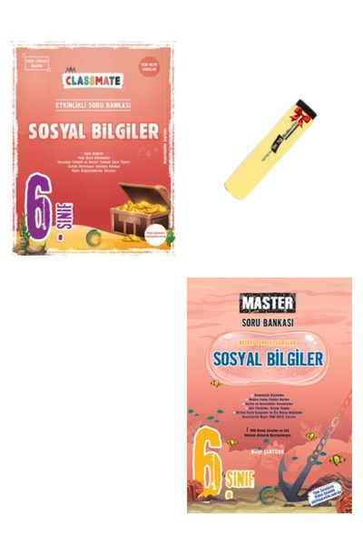 Okyanus Yayınları 6. Sınıf Classmate ve Master Sosyal Bilgiler Soru Bankası