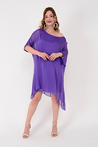 Park Moda 6129 SIRTI BAĞLAMALI İPEK ELBİSE