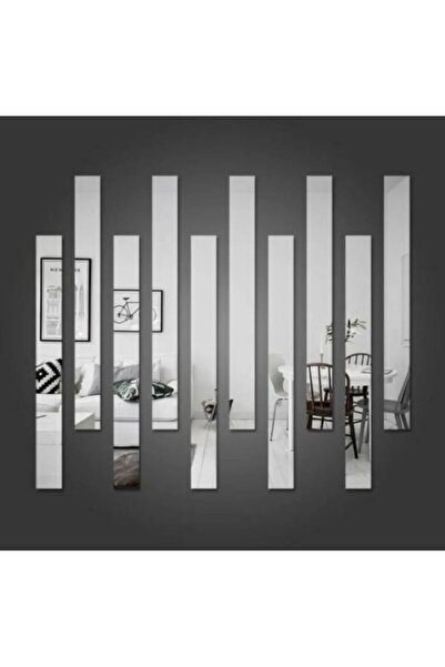 EYKA STORE Gerçek Ayna 50*7 Cm 10 Adet Şerit Dekor