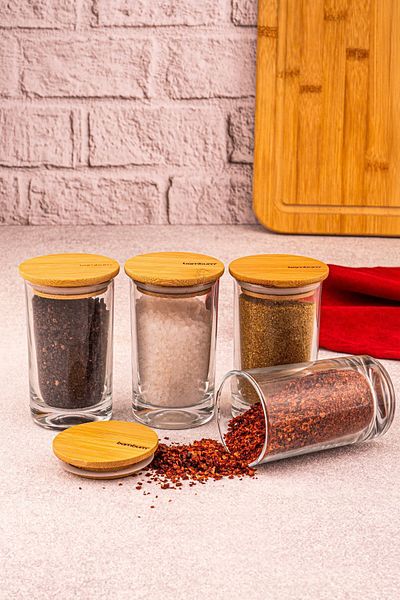Bambum Lella 4-Piece Vacuum Spice Bowl Set