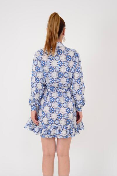 Park Moda AN10602 ГЕОМЕТРИЧНИЙ ВЗОР КОРОТКА СУКНЯ