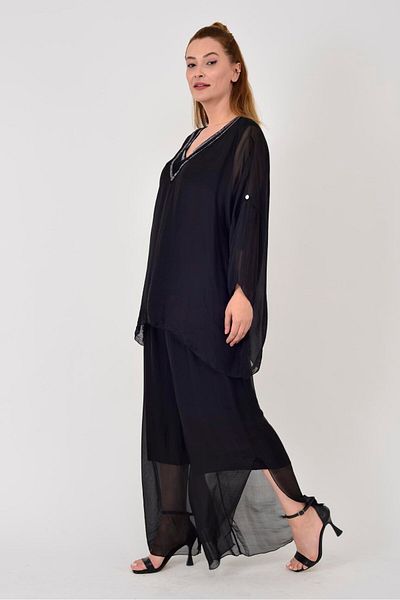 Park Moda 9360 WES Silk Pants - Stylish Design