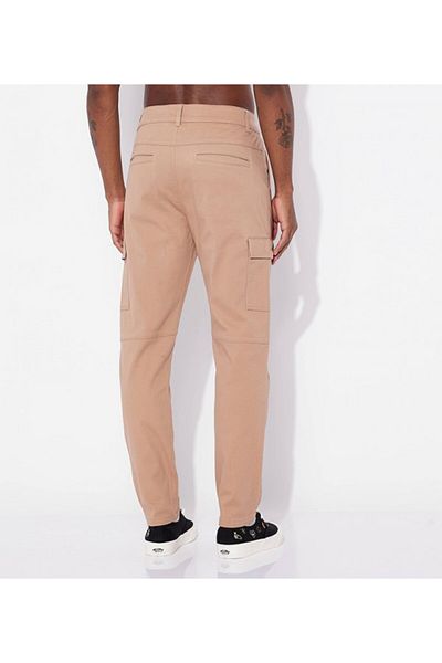 Aeropostale Men's Brown Plain Cargos Pants