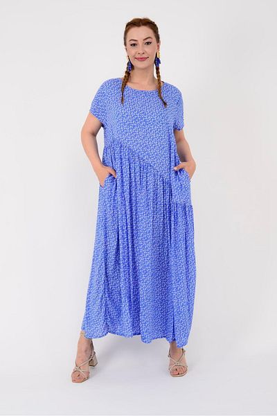 Park Moda AN5021 ΦΟΡΕΜΑ ΑΣΥΜΜΕΤΡΙΚΟ ΚΟΝΤΟ ΜΑΝΙΚΙ ΜΕ ΣΤΡΟΓΓΥΛΟ ΣΧΕΔΙΟ