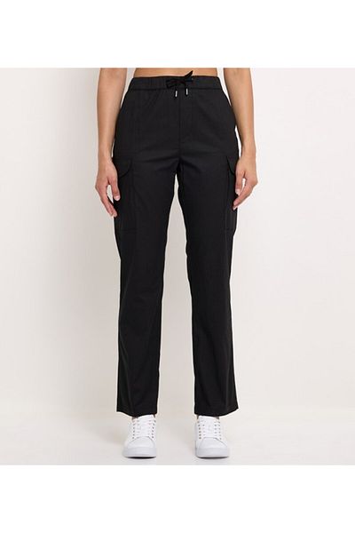 Aeropostale Women's Black Plain Cargos Pants