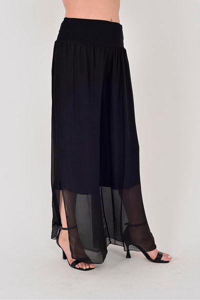 Park Moda 9360 WES Silk Pants - Stylish Design