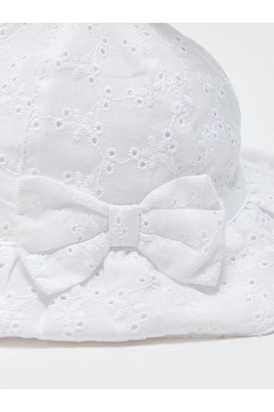 LC Waikiki LCW baby Bow Detailed Baby Girl Bucket Hat