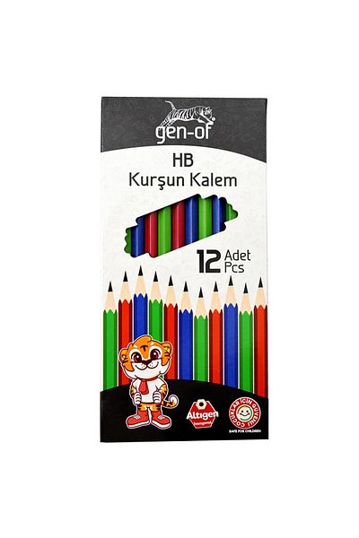 Gen-Of HB Cornered Pencil Set - 12+6+3