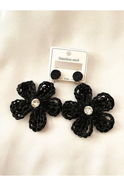 BAGS New Year's Deal: Dennis's Handmade Black Daisy Earrings