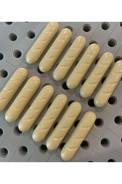 LEGO 10 Pieces of Franiz Baguette Ekek - Gida Accessories