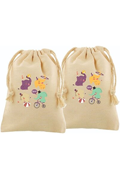 han collection Valiz Içi Organızer Hediye, Bez Torbası , Bez Çanta 2li