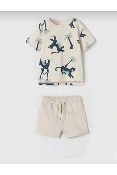 DAFNY 100% Cotton Summer Oversize Shorts Set