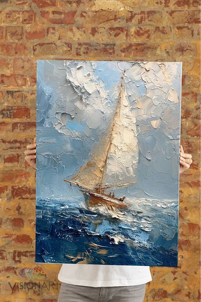 CANVASUM Călătorie în mări în urmărirea vântului Pictură decorativă pe pânză