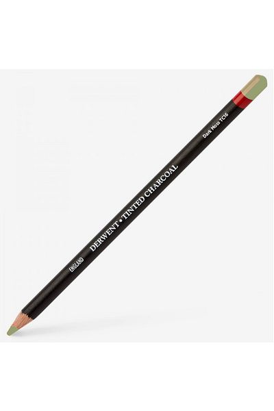 Derwent Tinted Charcoal Pencil Dark Moss (Tc16)
