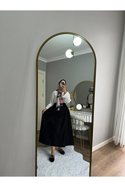 MOLAMODDA Поплінова спідниця з кишенями та еластичною талією