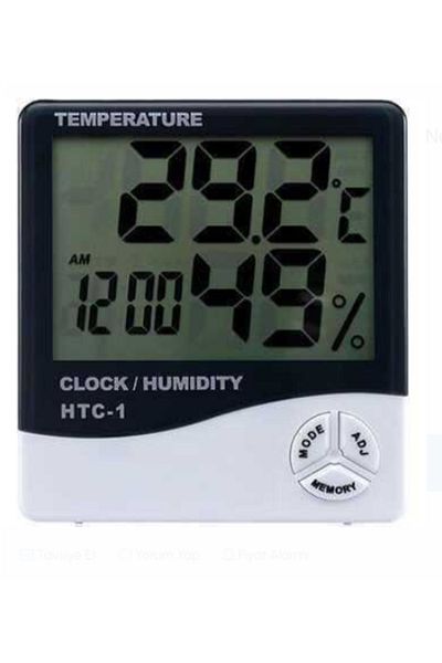 Arduino HTC-1 Digital Clock Thermometer - Temperature and Humidity Meter