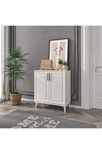 Baby Darling Flower 4 Bölmeli Ayakkabılık %100 Mdf