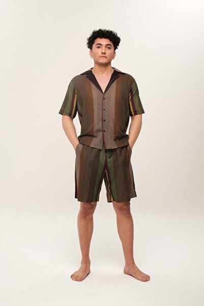 Eda Taşpınar Σετ σορτς ανδρικό πουκάμισο Chaos