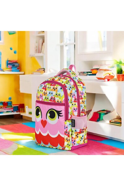 Shopiolog Σακίδιο κοριτσιών 3 θέσεων και αδιάβροχο ορθοπεδικό Δημοτικό Σχολείο