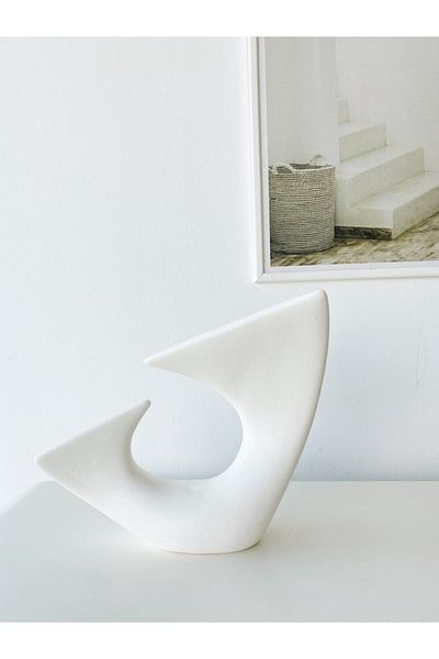 TROVE Wave Ceramic Object (White)