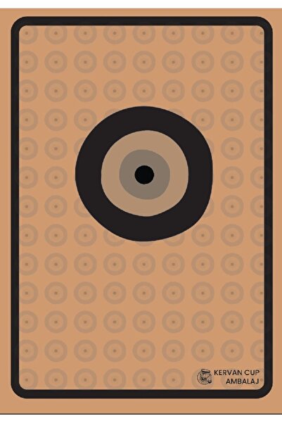 KERVANCUP AMBALAJ NAZAR BONCUĞU BASKILI OTO KAĞIT PASPAS 35x50 100 ADET