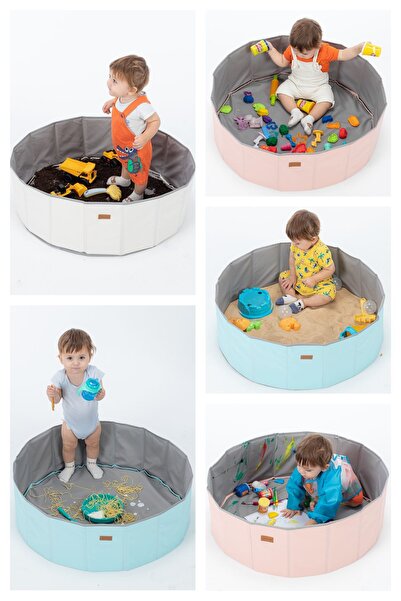 Wellgro Katlanır Aktivite Ve Top Havuzu, 150 Toplu - Pembe