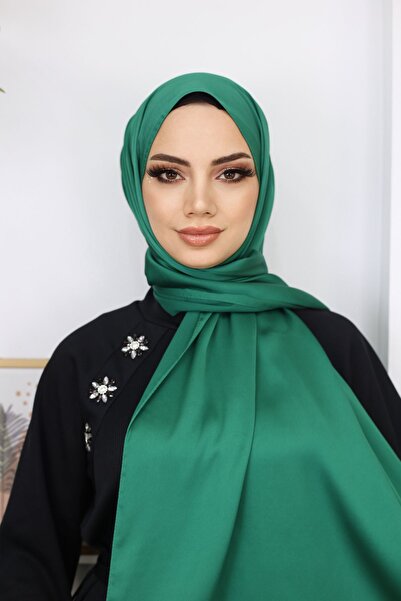 Zerlinda Kobe Saten (Dubai İpeği) Abiyelik Şal