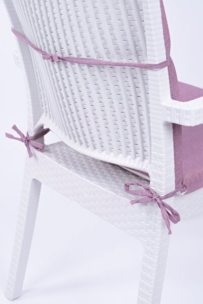 ALTINPAMUK Daisy Lilac 40x83 cm Chair - Sponge, Special Stitched and Laced