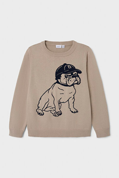 Name it NKMLEBULL LS KNIT - Bequemes und stylisches Strick-Sweatshirt