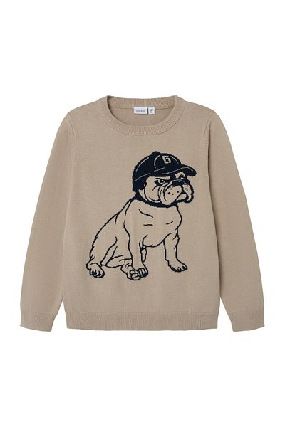 Name it NKMLEBULL LS KNIT - Wygodna i stylowa bluza z dzianiny