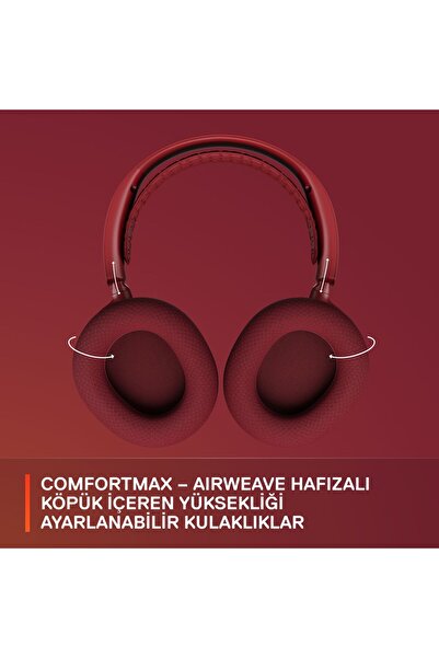 SteelSeries Arctis Nova 7 Wireless ve Bluetooth Dragon Edition Kablosuz Oyuncu Kulaklığı