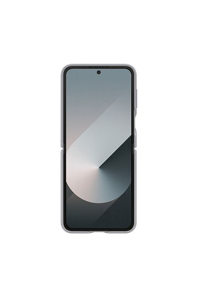 Samsung Galaxy Z Flip 6 Vegan Leather Case Case - Gray