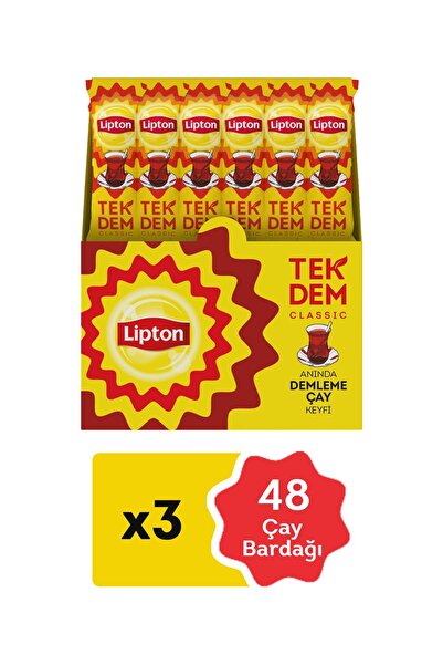 Lipton Çay Bardak Tek Dem 24'lü*3 Adet