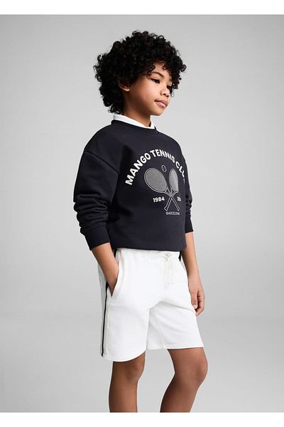MANGO Kids Bavlněné šortky s elastickým pasem