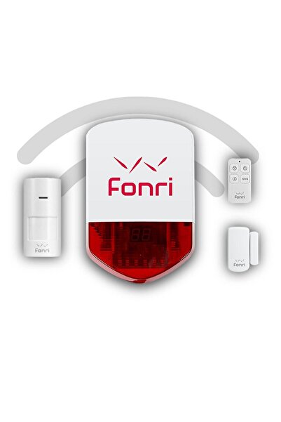 Fonri Alarm Smart Kablosuz Akıllı Hırsız Alarm Sistemi Wi-fi Li Ekonomik Hırsız Alarmı