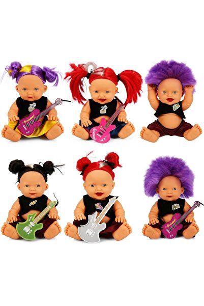 alisverisdevi Buğz 020050 Sabc-Ni̇l-Bebek Punk with Colorful Hair 2A.3R. -1 Piece Is Shipped from the Stock.