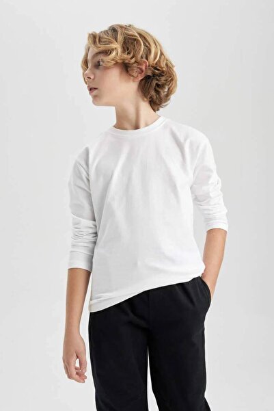 DeFacto K1686A6/Wt34 Defacto Boy Sweat White