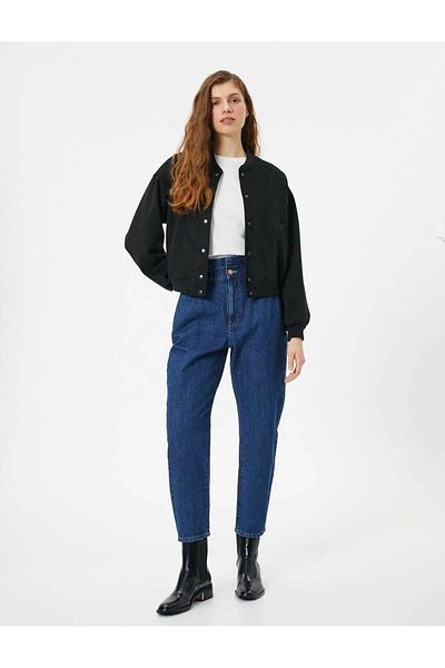 Koton 4wal40186md Pantaloni de damă în jean Indigo deschis